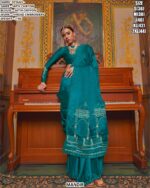 Stylish Embroidered Saree For Women With Statement Border Detailing