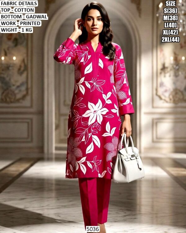 Elegant Daily Wear Cotton Kurta Set For Women