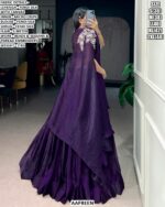 Fendi Silk Embroidered Lehenga Set With Stylish Shrug For Women