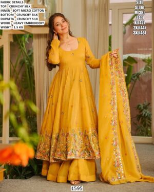 Women's Printed Cotton Flared Dress