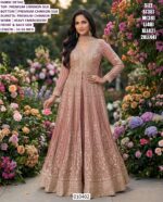 Premium Chinnon Silk Embroidered Occasion Wear Set For Ladies