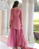 Premium Fendy Suit Set With Sequence & Zari Embroidery For Women