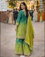 Real Premium Chinon Suit Set With Heavy Embroidery