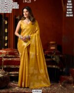 Premium Occasion Wear Saree For Women With Stylish Weaving Work