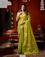Premium Occasion Wear Saree For Women With Stylish Weaving Work