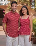 Printed Cotton Couple Outfit For Modern Matching Fashion
