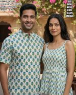 Printed Cotton Couple Outfit For Modern Matching Fashion