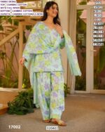 Women’s Cambric Cotton Printed Co Ord Set With Dupatta