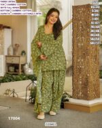 Women’s Cambric Cotton Printed Co Ord Set With Dupatta