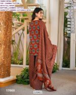 Women’s Cambric Cotton Printed Co Ord Set With Dupatta