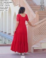 Premium Party Wear Anarkali Dress With Embroidered Work