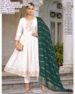 Women's Stylish Anarkali Suit Set With Embroidery