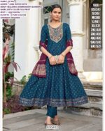 Women's Stylish Anarkali Suit Set With Embroidery