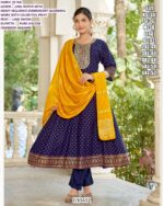 Women's Stylish Anarkali Suit Set With Embroidery