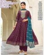 Women's Stylish Anarkali Suit Set With Embroidery