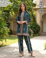 Premium Printed Linen Cotton Co-Ord Set For Women
