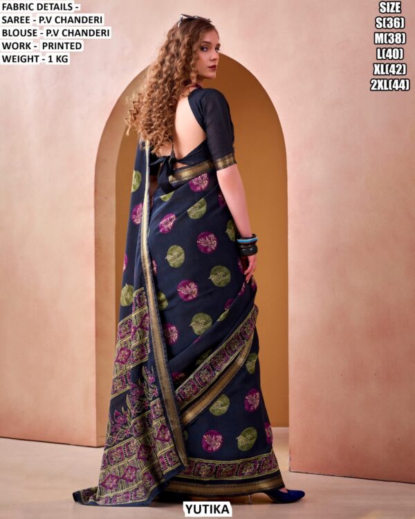 Elegent Printed Saree For Women