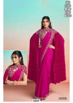 Premium Designer Saree With Statement Jacket For Women