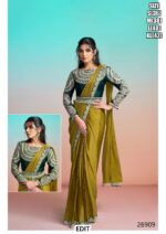 Premium Designer Saree With Statement Jacket For Women