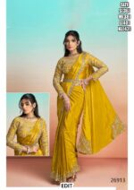 Premium Designer Saree With Statement Jacket For Women
