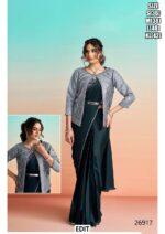 Premium Designer Saree With Statement Jacket For Women