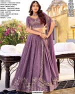 Women's Beautiful Lehenga Choli Set With Embroidery Work