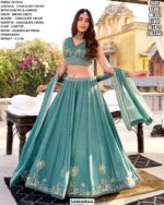 Women's Beautiful Lehenga Choli Set With Embroidery Work