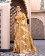 Stylish Ethnic Saree For Women In Pure Tussar Silk