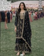 Designer Palazzo Suit Set With Elegant Ethnic Appeal