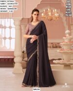 Elegant Party Wear Saree With Banglori Work For Women