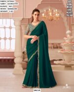 Elegant Party Wear Saree With Banglori Work For Women