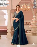 Elegant Party Wear Saree With Banglori Work For Women