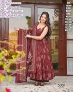 Women’s Occasion Wear Maslin Kurta Set With Dupatta