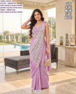 Elegant Occasion Wear Saree For Women With Beaded Detailing