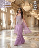 Premium Real Georgette Designer Set With Beads Work And Dupatta