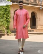 Premium Heavy Jacquard Silk Designer Kurta For Men