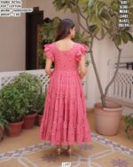 Beautiful Cotton Embroidered Dress For Women