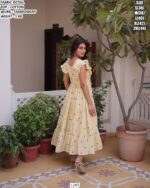 Beautiful Cotton Embroidered Dress For Women