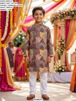 Kids Designer Kurta Pajama Set For Festive Wear