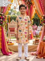 Kids Designer Kurta Pajama Set For Festive Wear