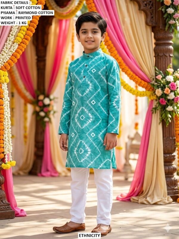 Kids Designer Kurta Pajama Set For Festive Wear