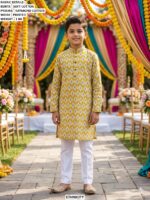 Kids Designer Kurta Pajama Set For Festive Wear