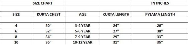 Kids Designer Kurta Pajama Set For Festive Wear
