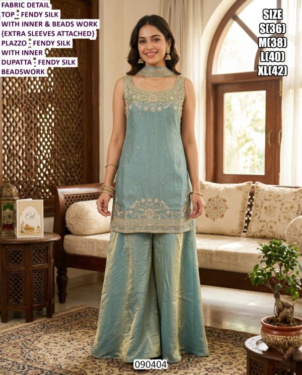 Elegant Party Wear Skirt Set For Women With Border Handwork Shrug