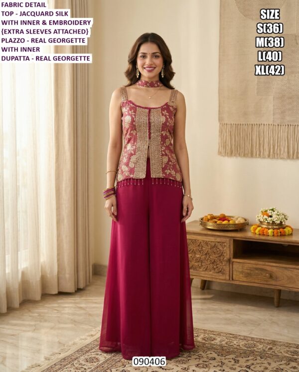 Premium Designer Palazzo Suit Collection For Women