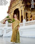 Women’s Tissue Silk Saree With Elegant Weaving Work