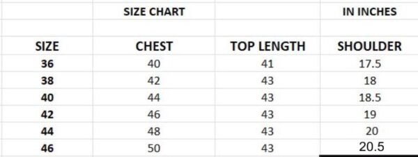 Men’s Linen Cotton Kurta With Embroidery Sequins Work