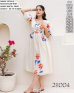 Women’s Kota Checks Digital Print Midi Dress