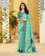 Women’s Linen Silk Saree With Elegant Weaving Work