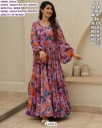 Premium Occasion Wear Chinon Gown For Women